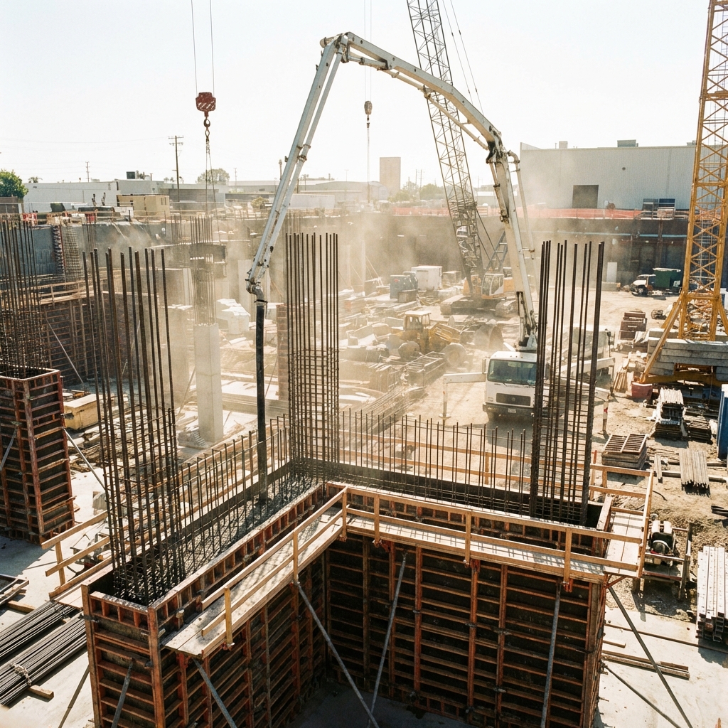 Yerinde Dökme Betonarme Yapı